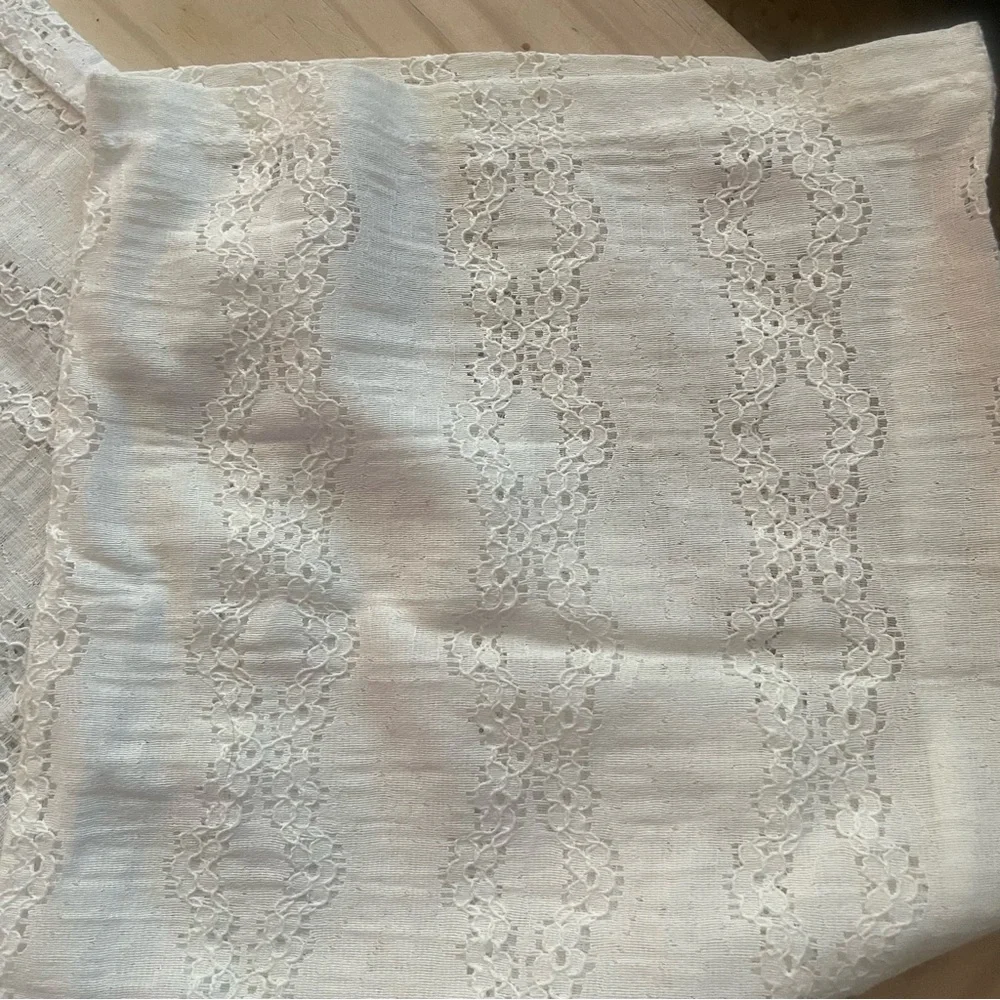 Zara NWT Embroidered Eyelet Cropped Jumpsuit - Picture 13 of 13